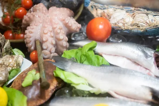 Il pesce fresco selezionato ogni giorno